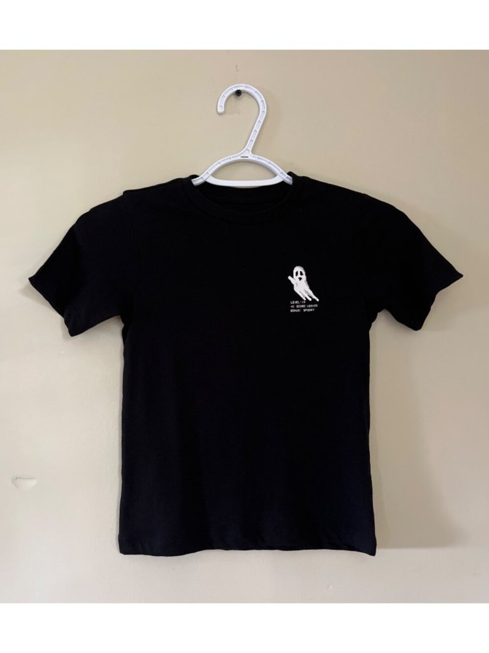 3 For $6 Wonder Nation Boys XSmall (4-5) Black Short Sleeve Halloween T-Shirt